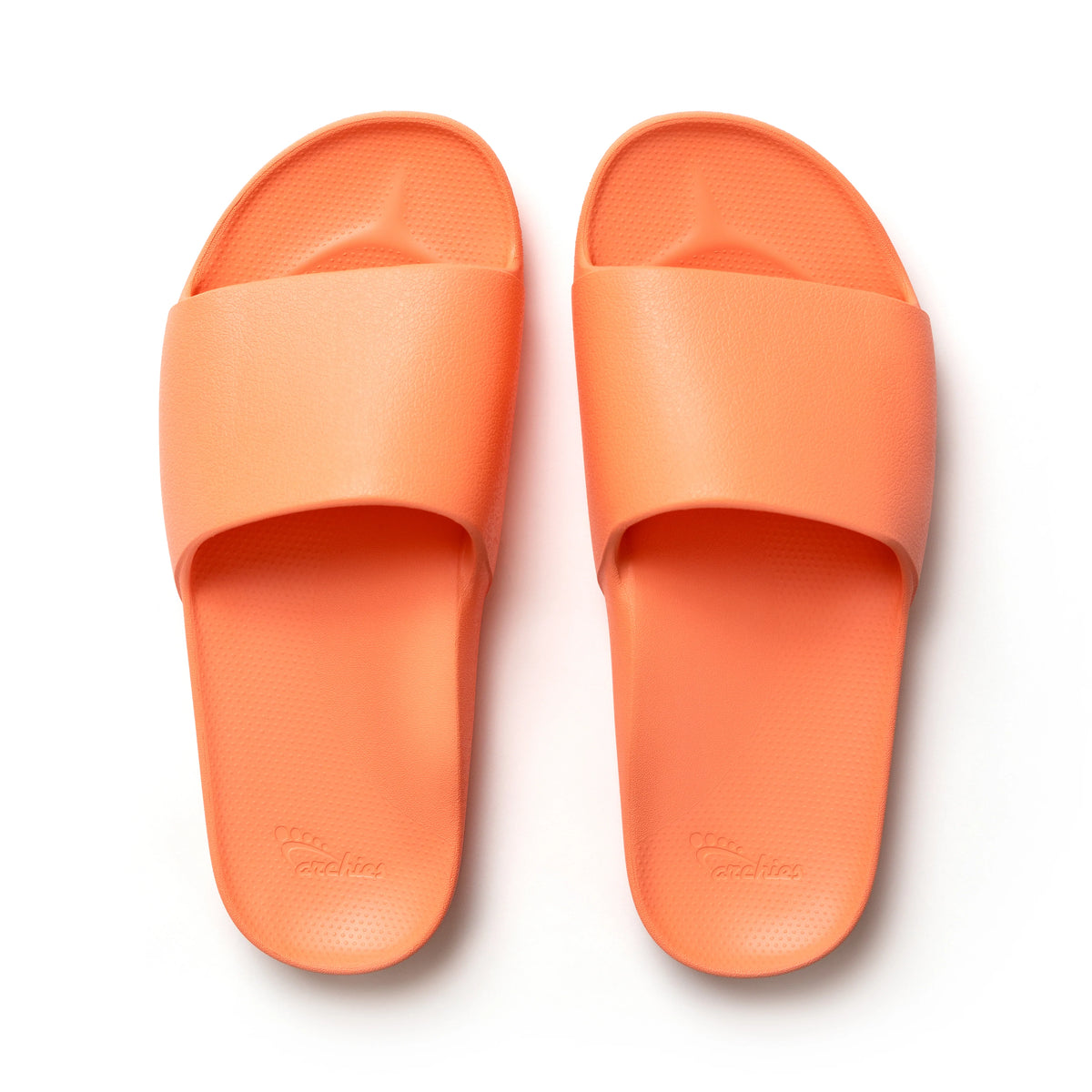 Archies Arch Support Slides Peach – Noosa Footwear Co.