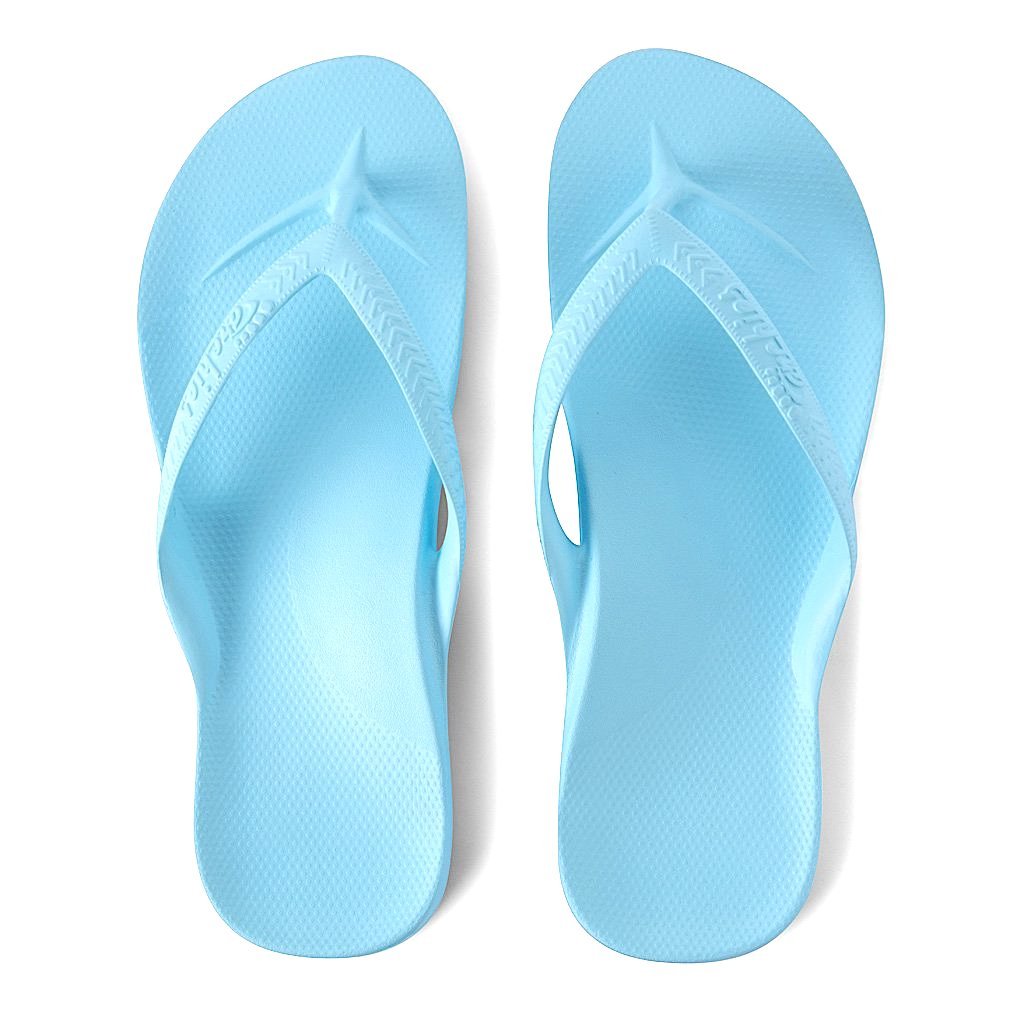 ARCHIES ARCH SUPPORT THONGS SKY BLUE – Noosa Footwear Co.