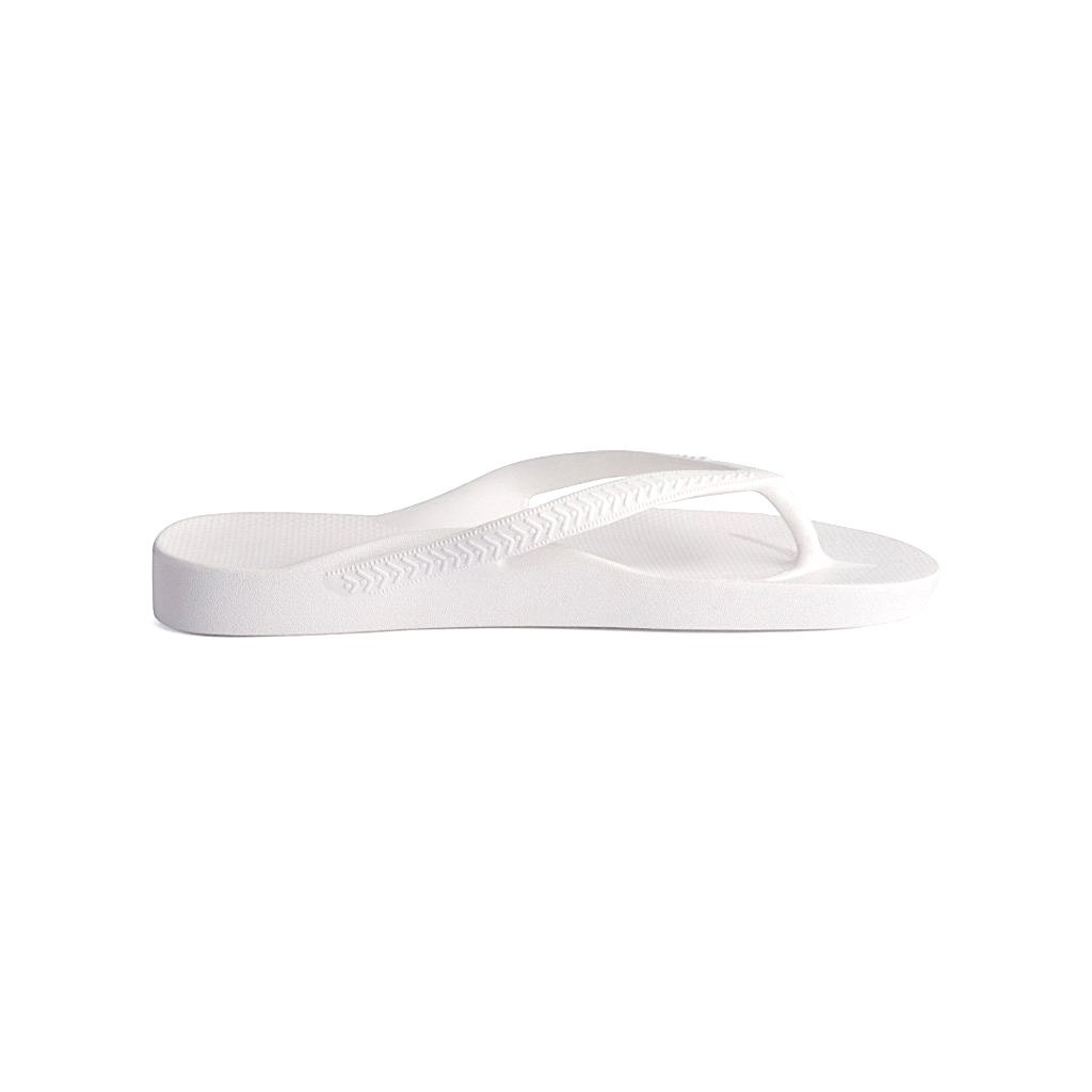 ARCHIES THONGS WHITE - Noosa Footwear Co. 
